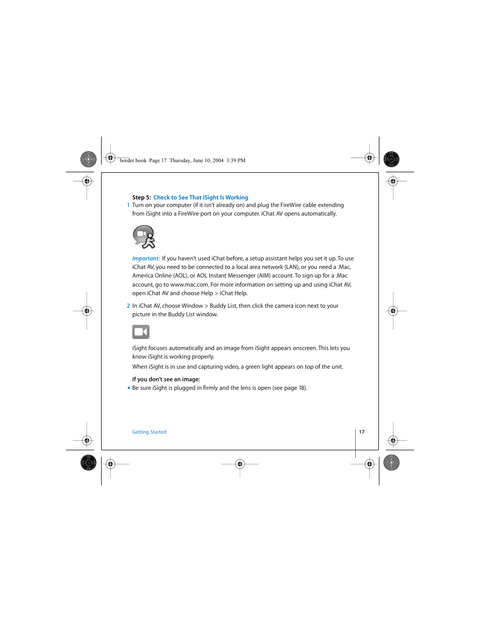 Apple iSight User Manual | Page 17 / 32