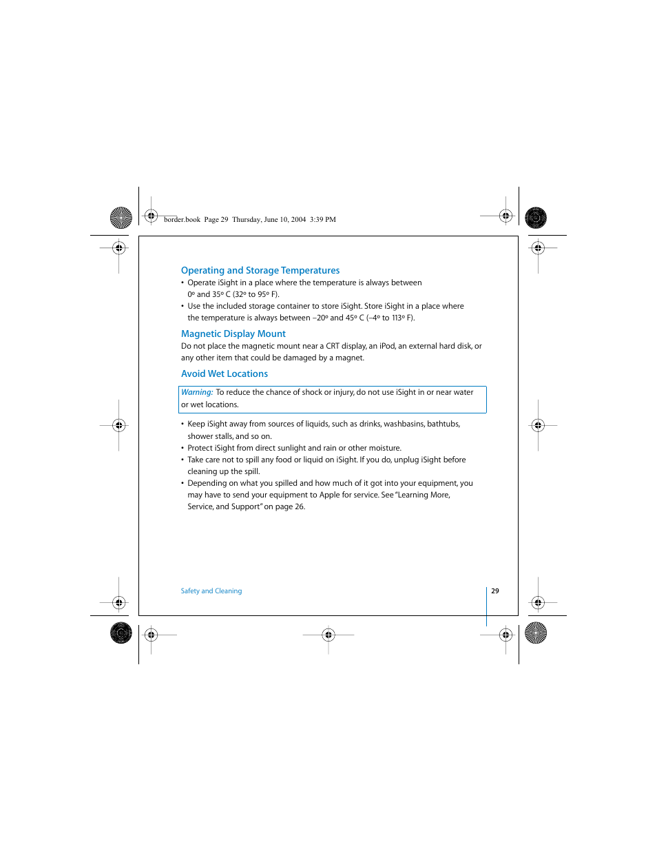 Apple iSight User Manual | Page 29 / 32