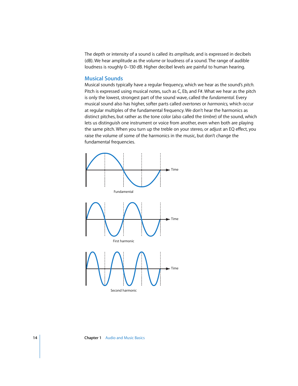 Musical sounds | Apple Soundtrack User Manual | Page 14 / 209