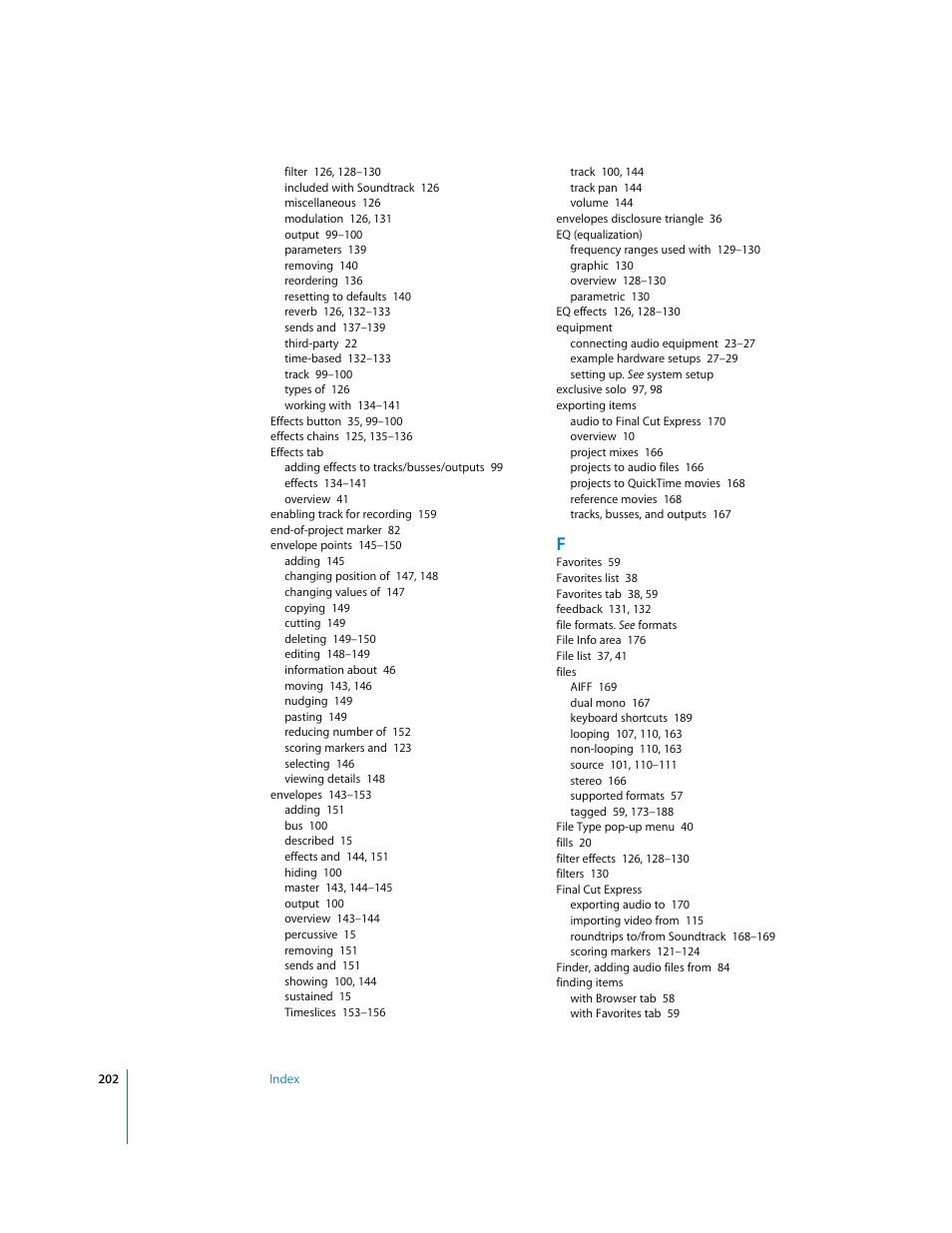 Apple Soundtrack User Manual | Page 202 / 209