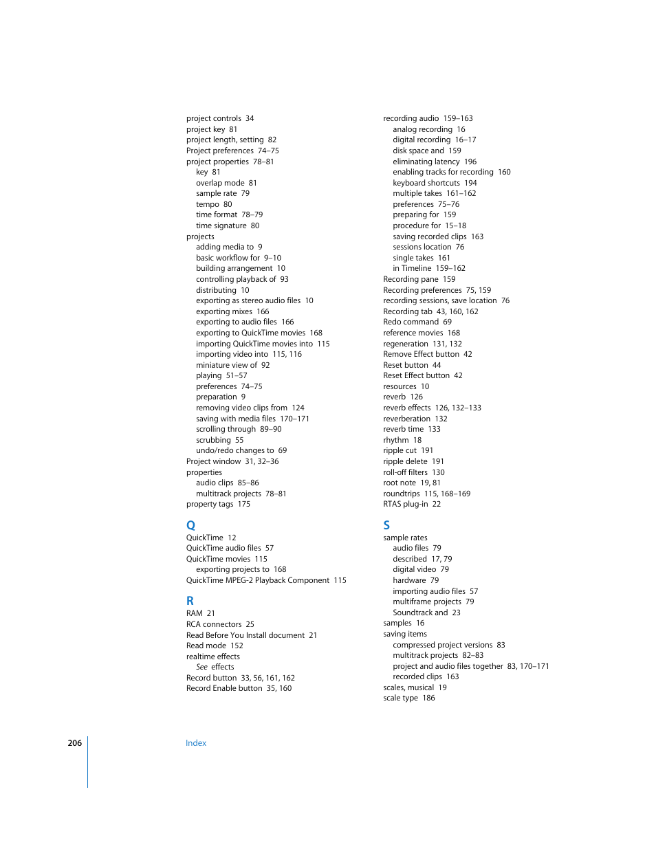 Apple Soundtrack User Manual | Page 206 / 209