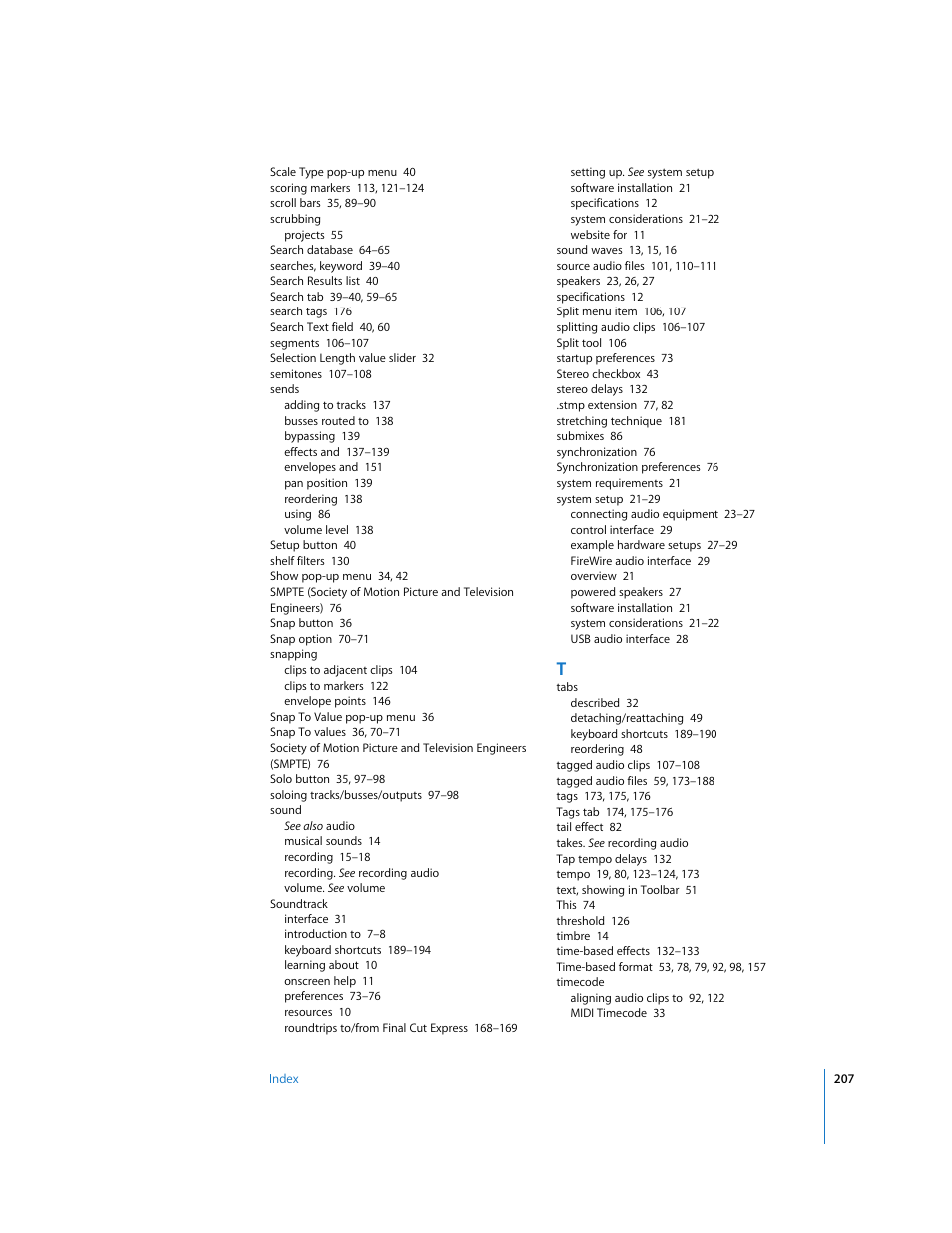 Apple Soundtrack User Manual | Page 207 / 209