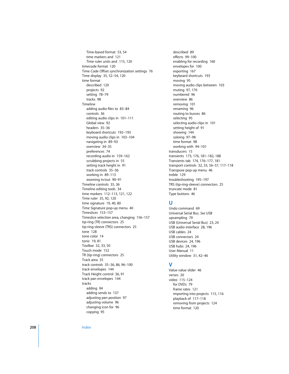 Apple Soundtrack User Manual | Page 208 / 209