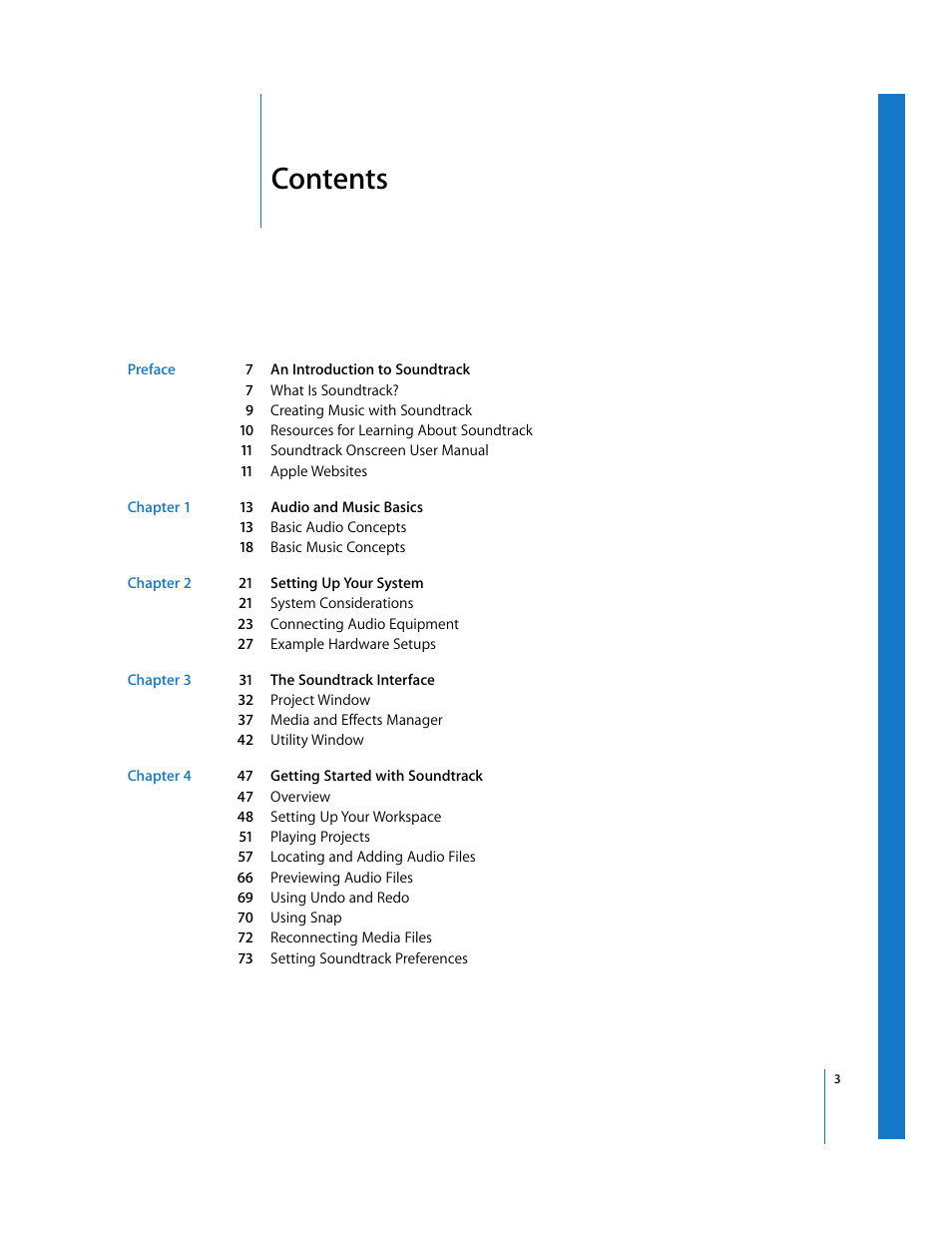 Apple Soundtrack User Manual | Page 3 / 209