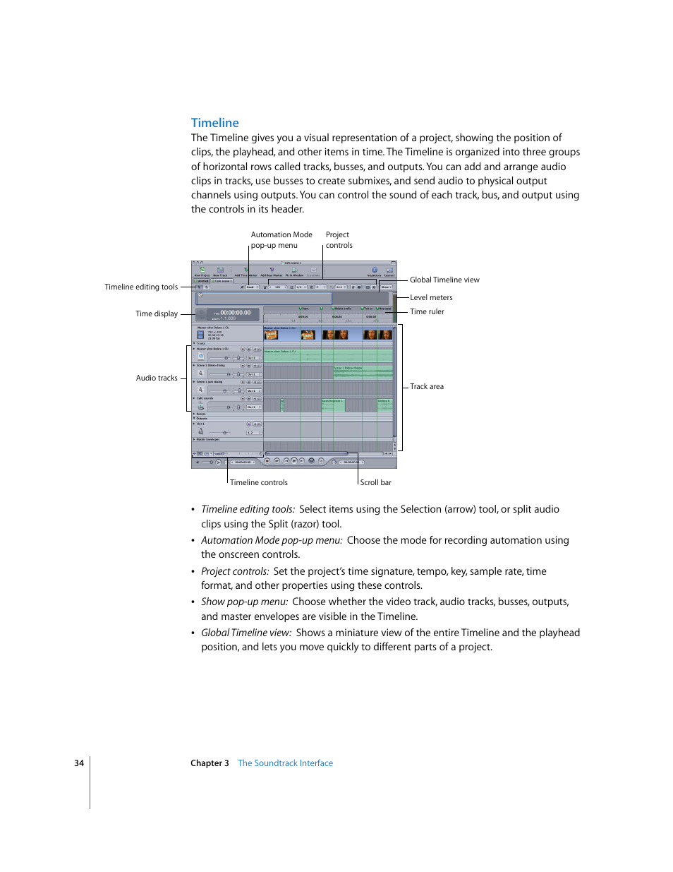 Timeline | Apple Soundtrack User Manual | Page 34 / 209