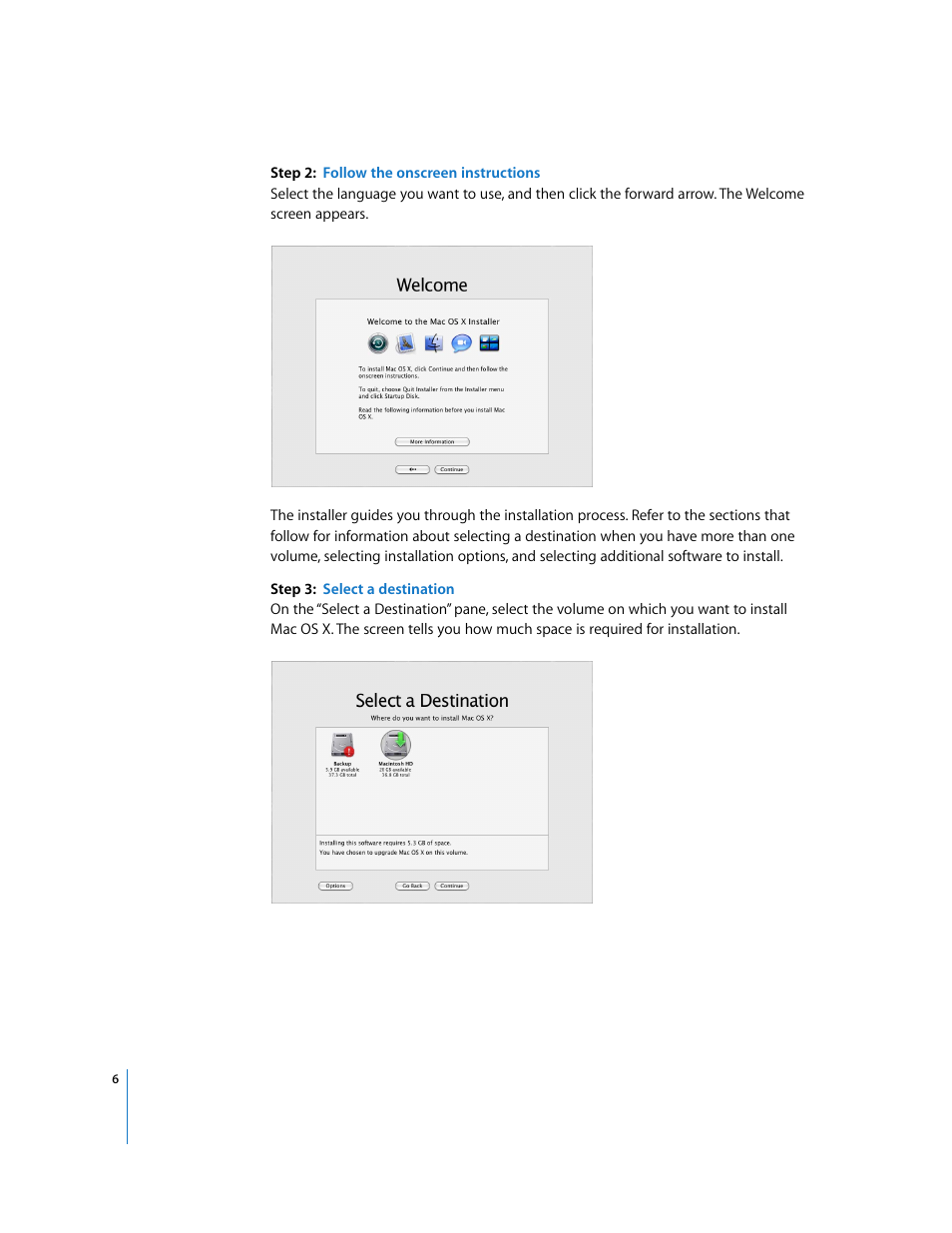 Apple Mac OS X v10.5 Leopard User Manual | Page 6 / 16