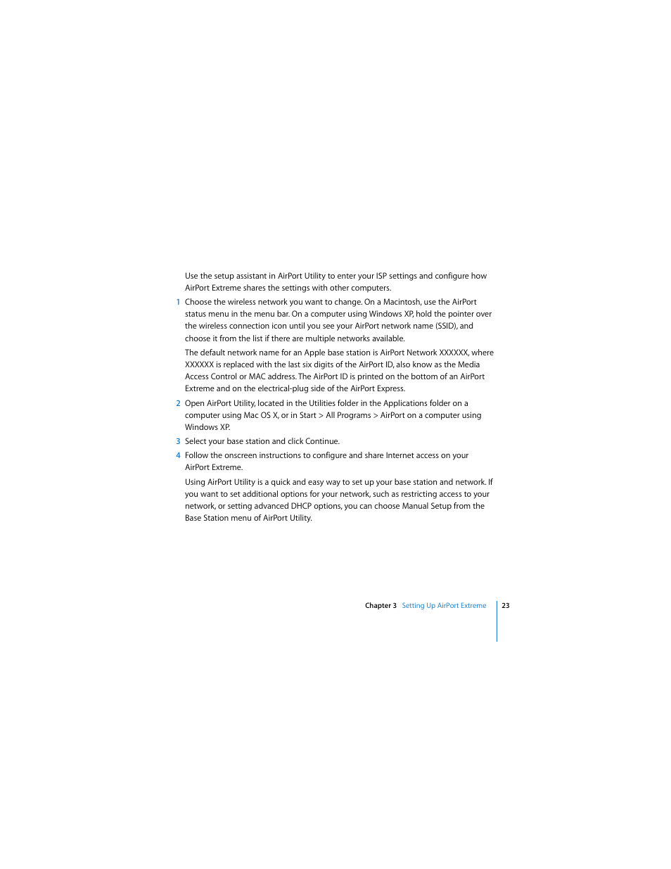 Apple AirPort Extreme 802.11n (2nd Generation) User Manual | Page 23 / 40