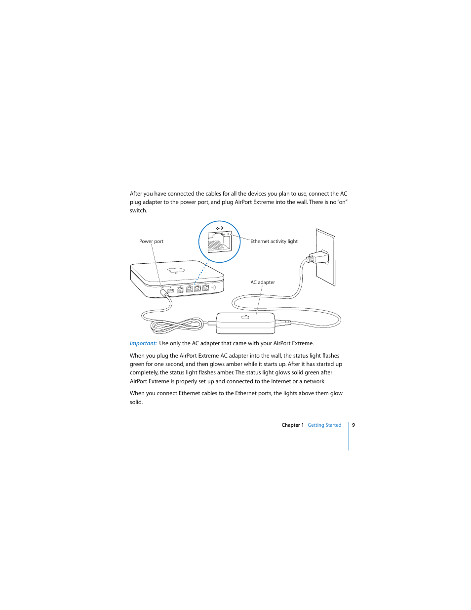 Apple AirPort Extreme 802.11n (2nd Generation) User Manual | Page 9 / 40