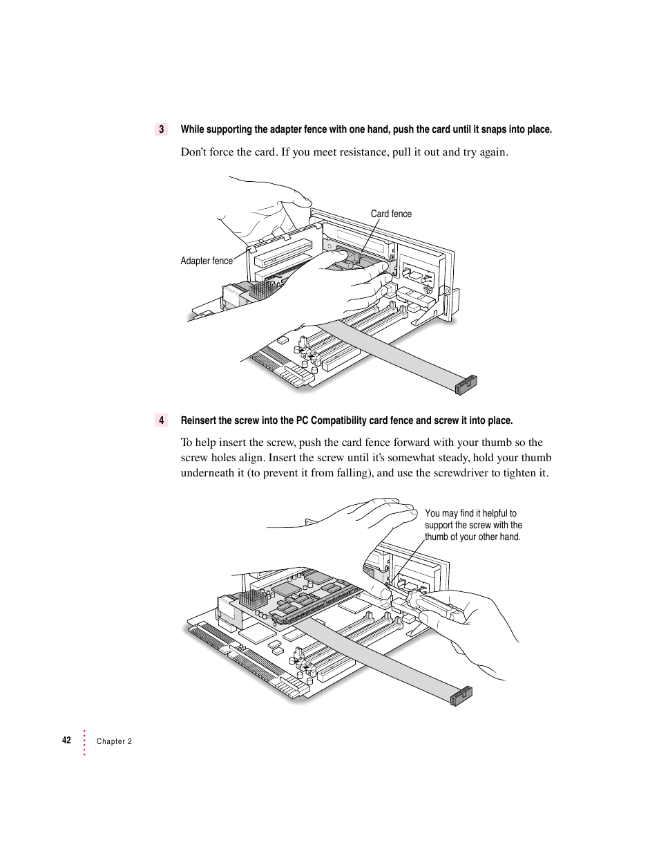 Apple PC Compatibility Card (Installation) User Manual | Page 42 / 85