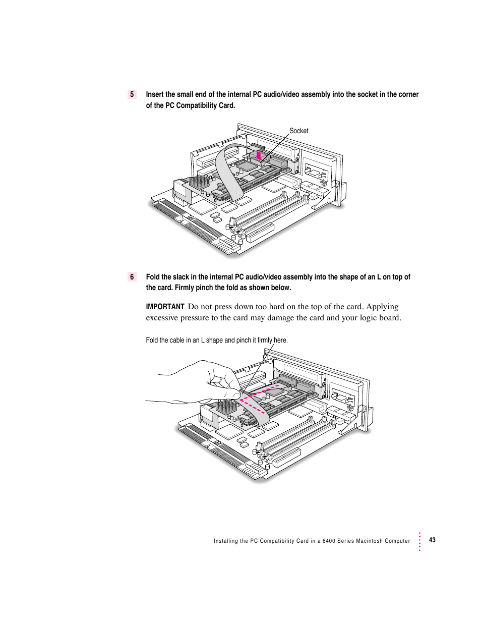 Apple PC Compatibility Card (Installation) User Manual | Page 43 / 85