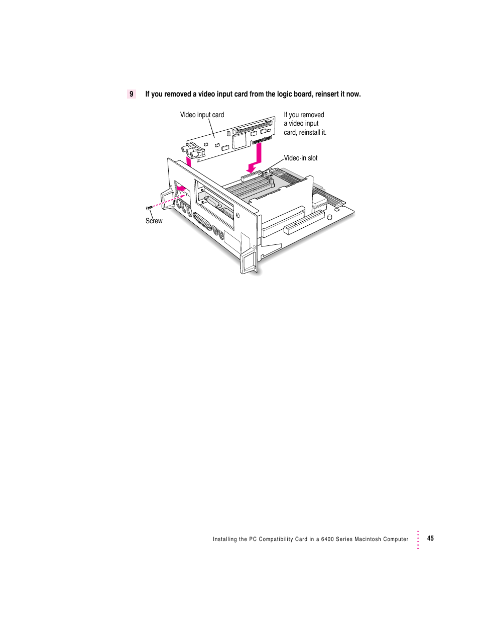 Apple PC Compatibility Card (Installation) User Manual | Page 45 / 85