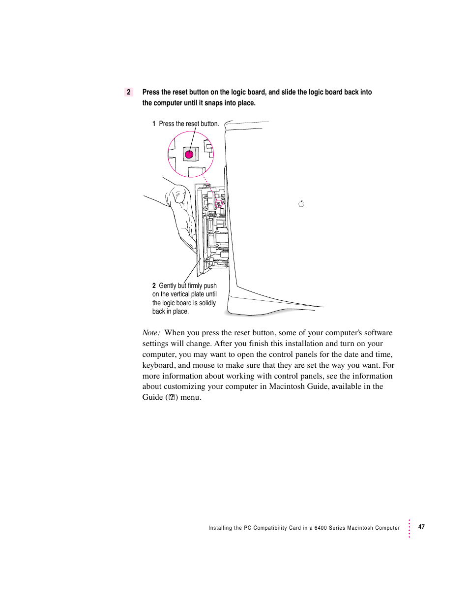 Apple PC Compatibility Card (Installation) User Manual | Page 47 / 85