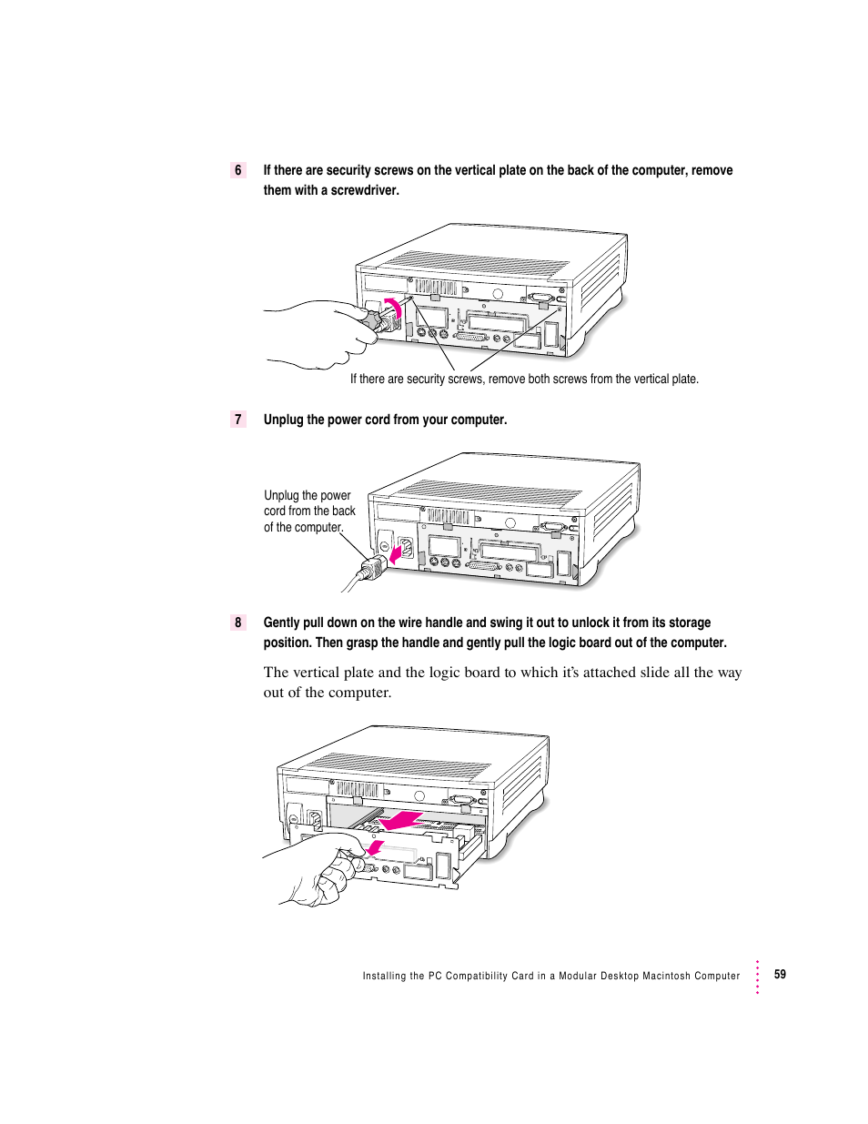 Apple PC Compatibility Card (Installation) User Manual | Page 59 / 85