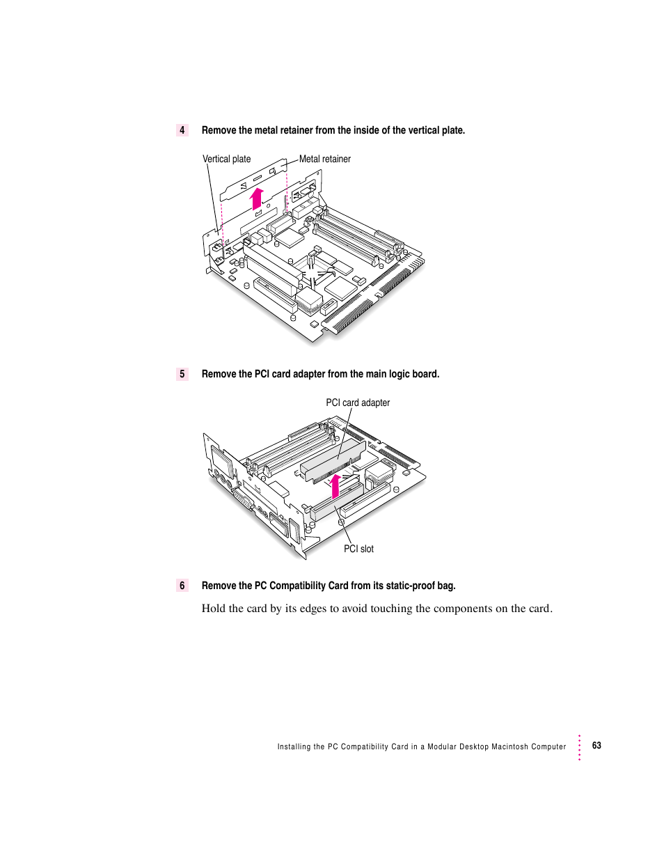 Apple PC Compatibility Card (Installation) User Manual | Page 63 / 85