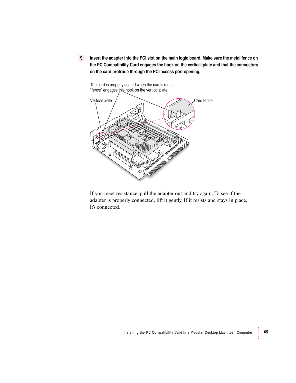 Apple PC Compatibility Card (Installation) User Manual | Page 65 / 85