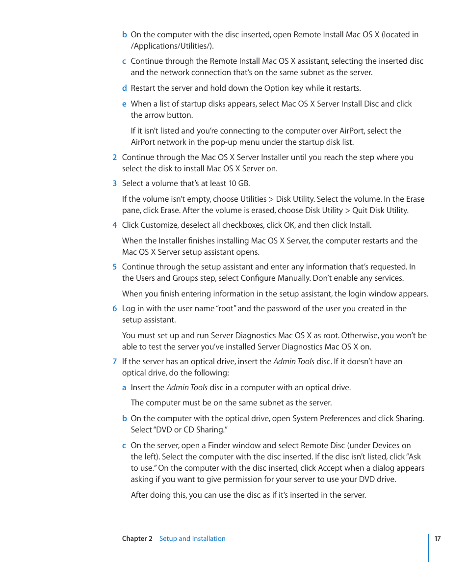 Apple Server Diagnostics User Manual | Page 17 / 54