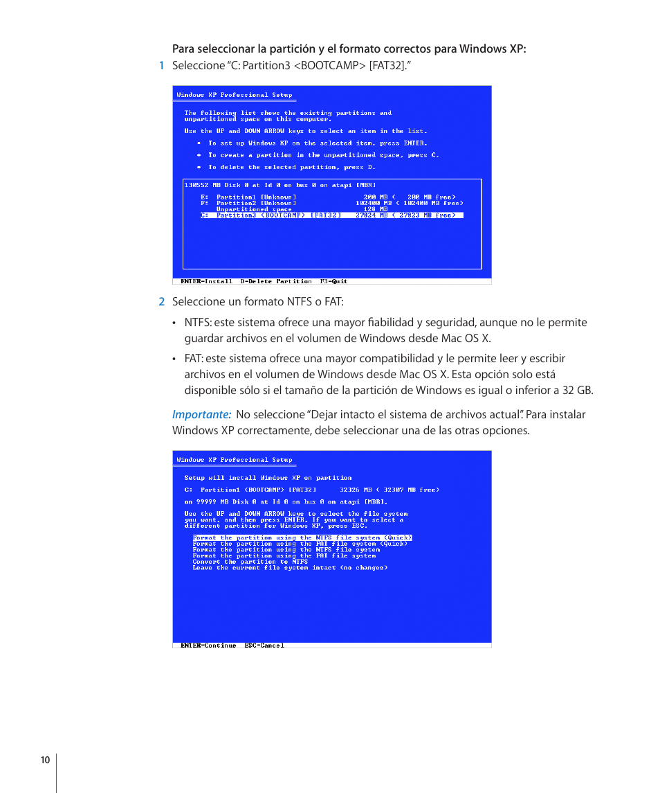 Apple Boot Camp Mac OS X v10.6 Snow Leopard User Manual | Page 10 / 19