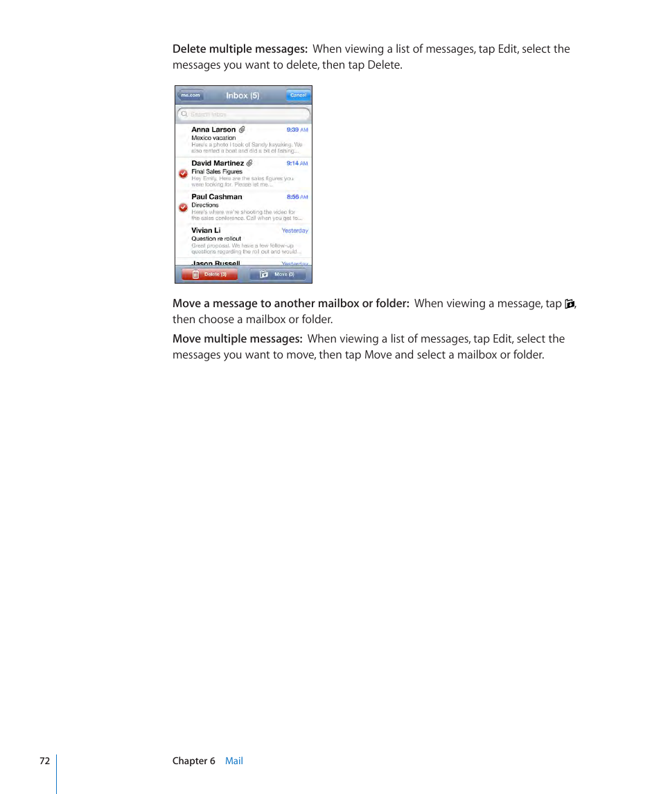 Apple iPod touch iOS 3.1 User Manual | Page 72 / 169