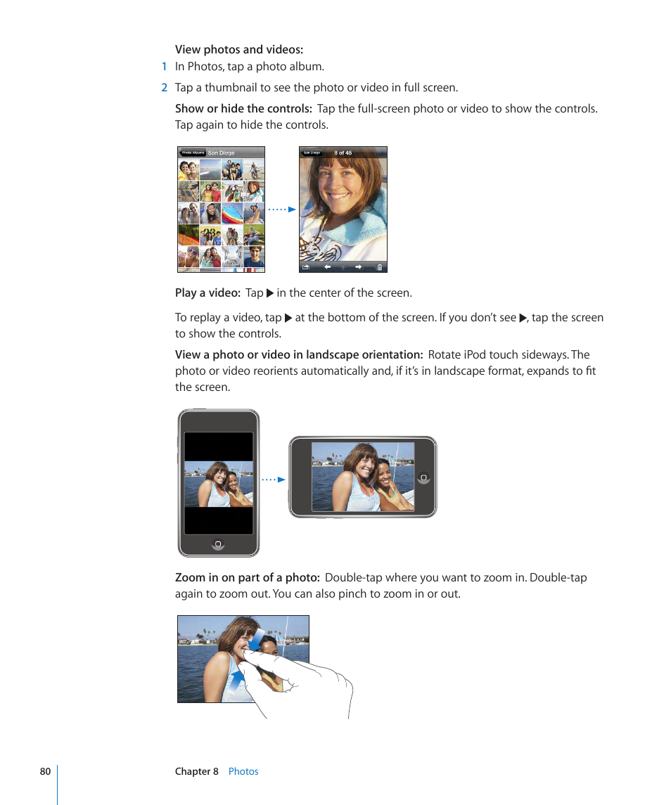 Apple iPod touch iOS 3.1 User Manual | Page 80 / 169