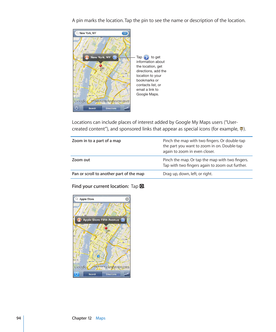 Apple iPod touch iOS 3.1 User Manual | Page 94 / 169