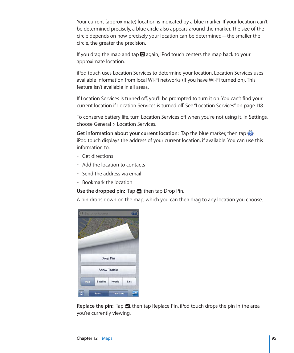 Apple iPod touch iOS 3.1 User Manual | Page 95 / 169
