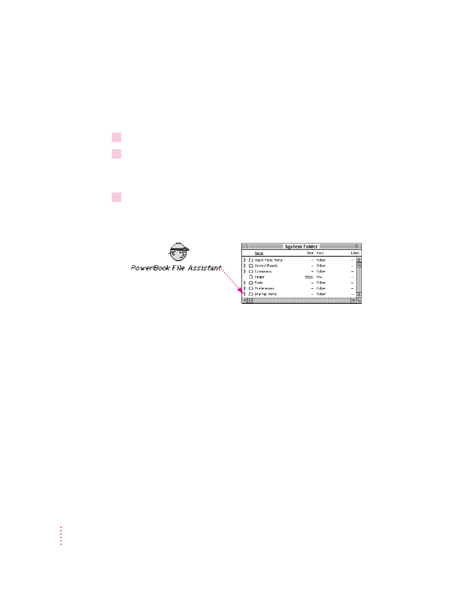 Setting up completely automatic synchronization | Apple Macintosh PowerBook 150 User Manual | Page 134 / 164