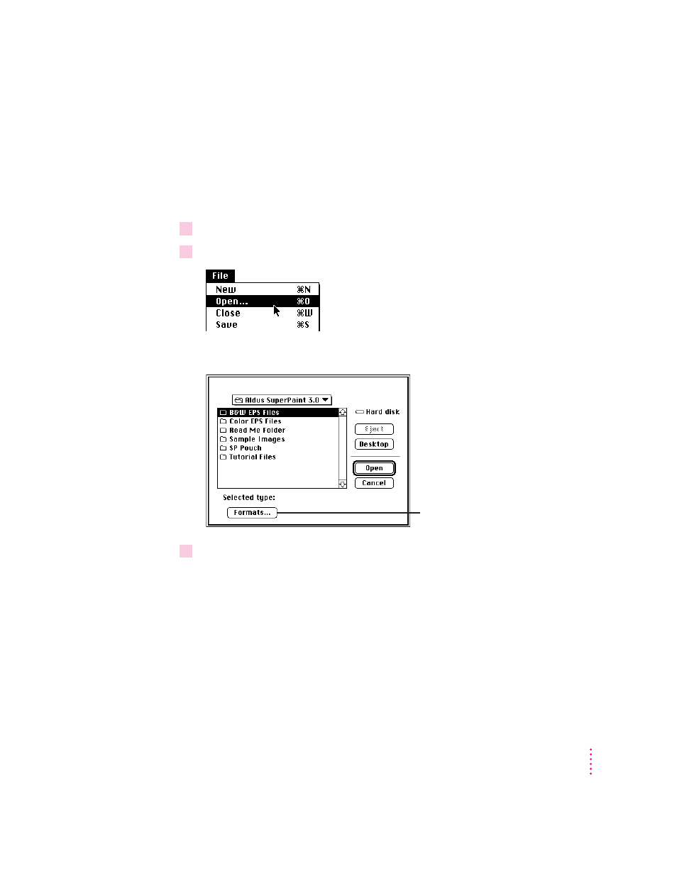 Opening dos documents on your macintosh, Opening a document from within a macintosh program, Opening a document by double-clicking its icon | Apple Macintosh PowerBook 150 User Manual | Page 139 / 164