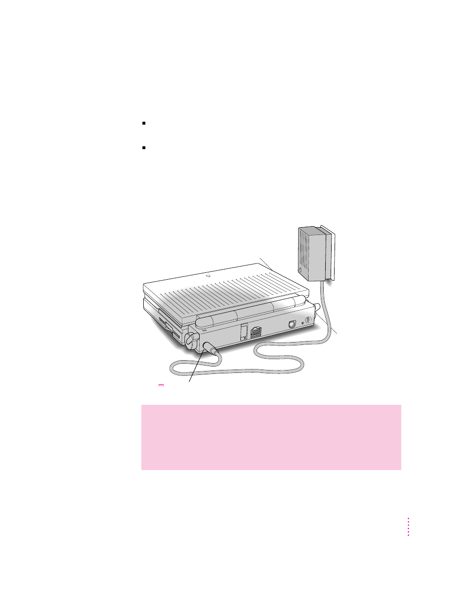 Recharging the battery, Recharging in the computer | Apple Macintosh PowerBook 150 User Manual | Page 78 / 164