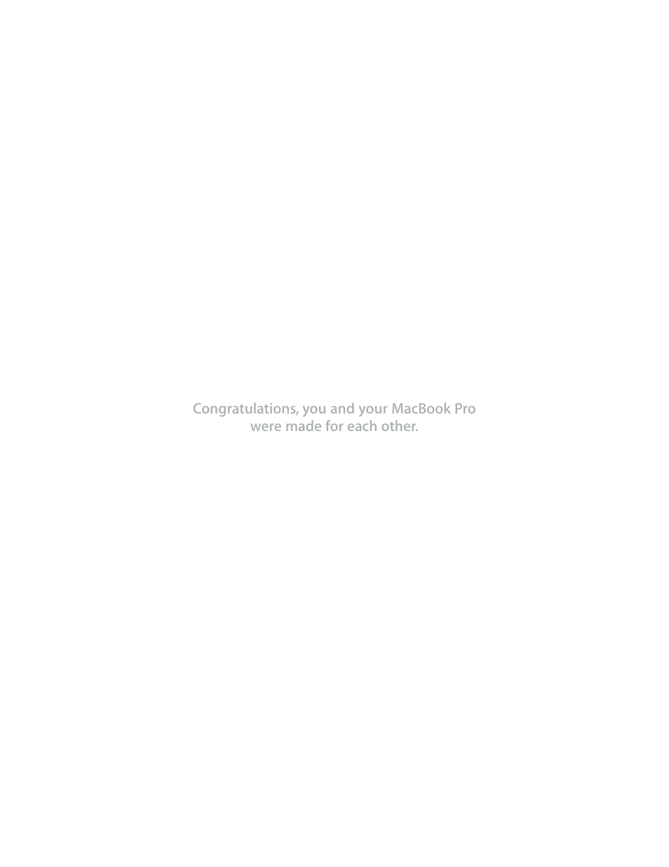 Apple MacBook Pro (17-inch, Late 2008) User Manual | 82 pages