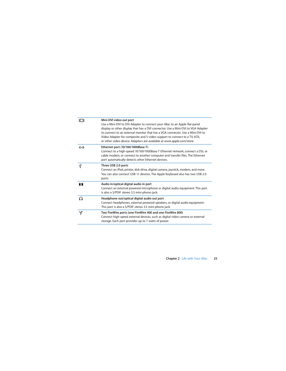 Apple Intel-based iMac (Mid 2007) User Manual | Page 25 / 76
