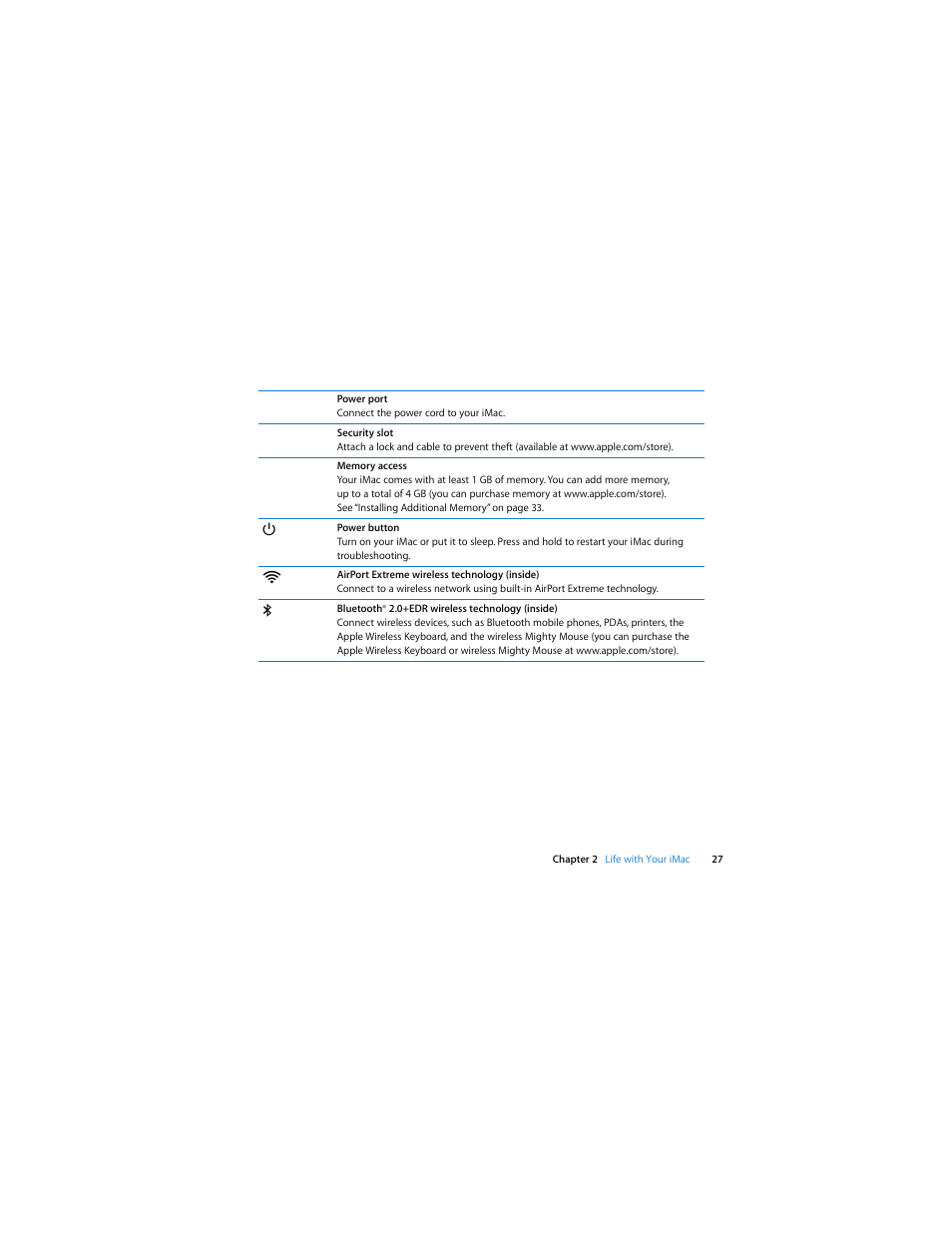 Apple Intel-based iMac (Mid 2007) User Manual | Page 27 / 76