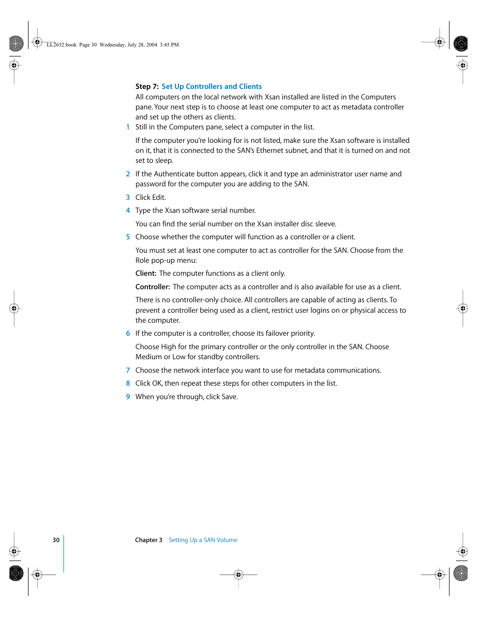 Apple Xsan 1.0 User Manual | Page 30 / 43