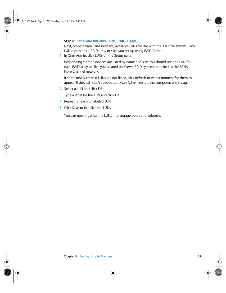 Apple Xsan 1.0 User Manual | Page 31 / 43
