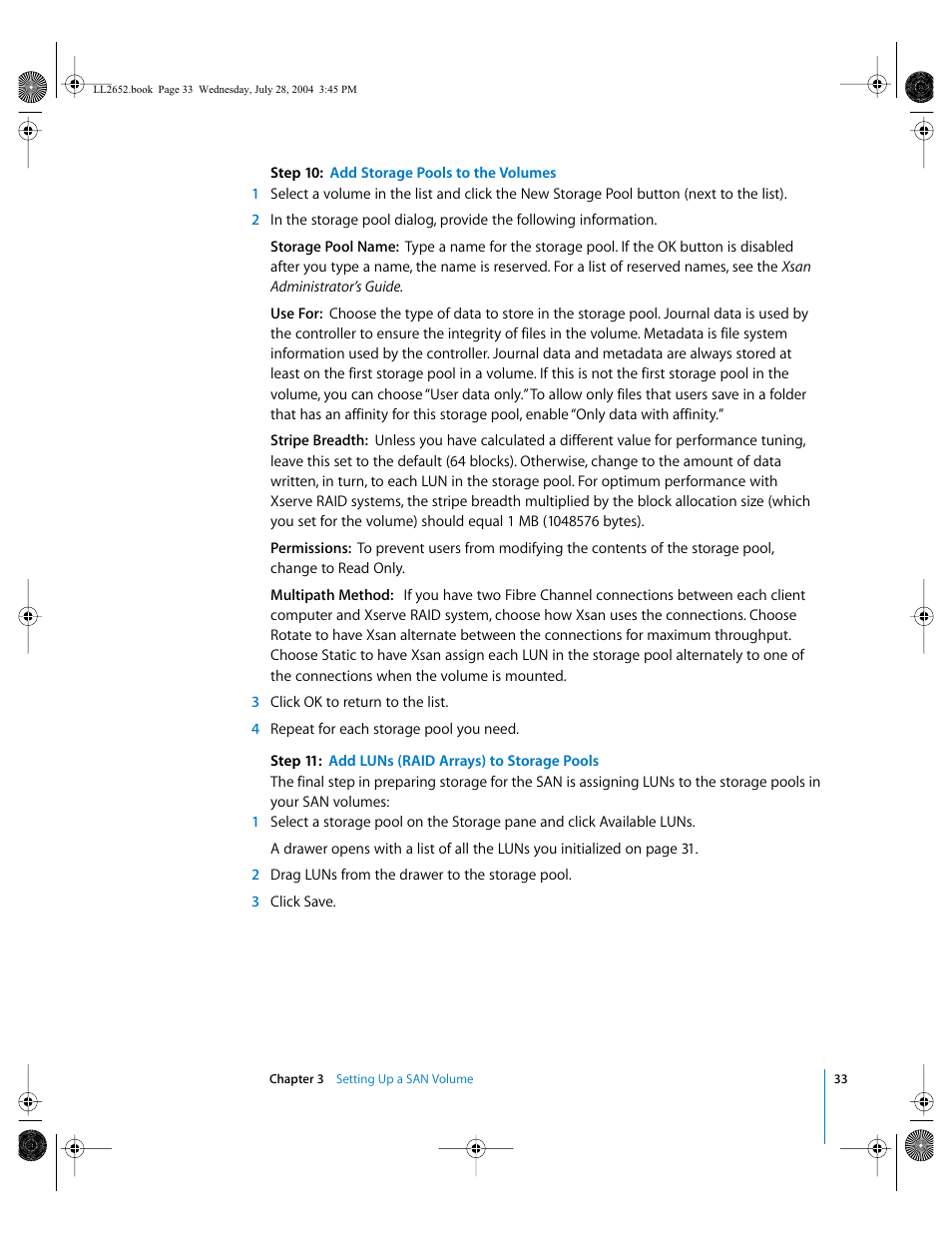 Apple Xsan 1.0 User Manual | Page 33 / 43