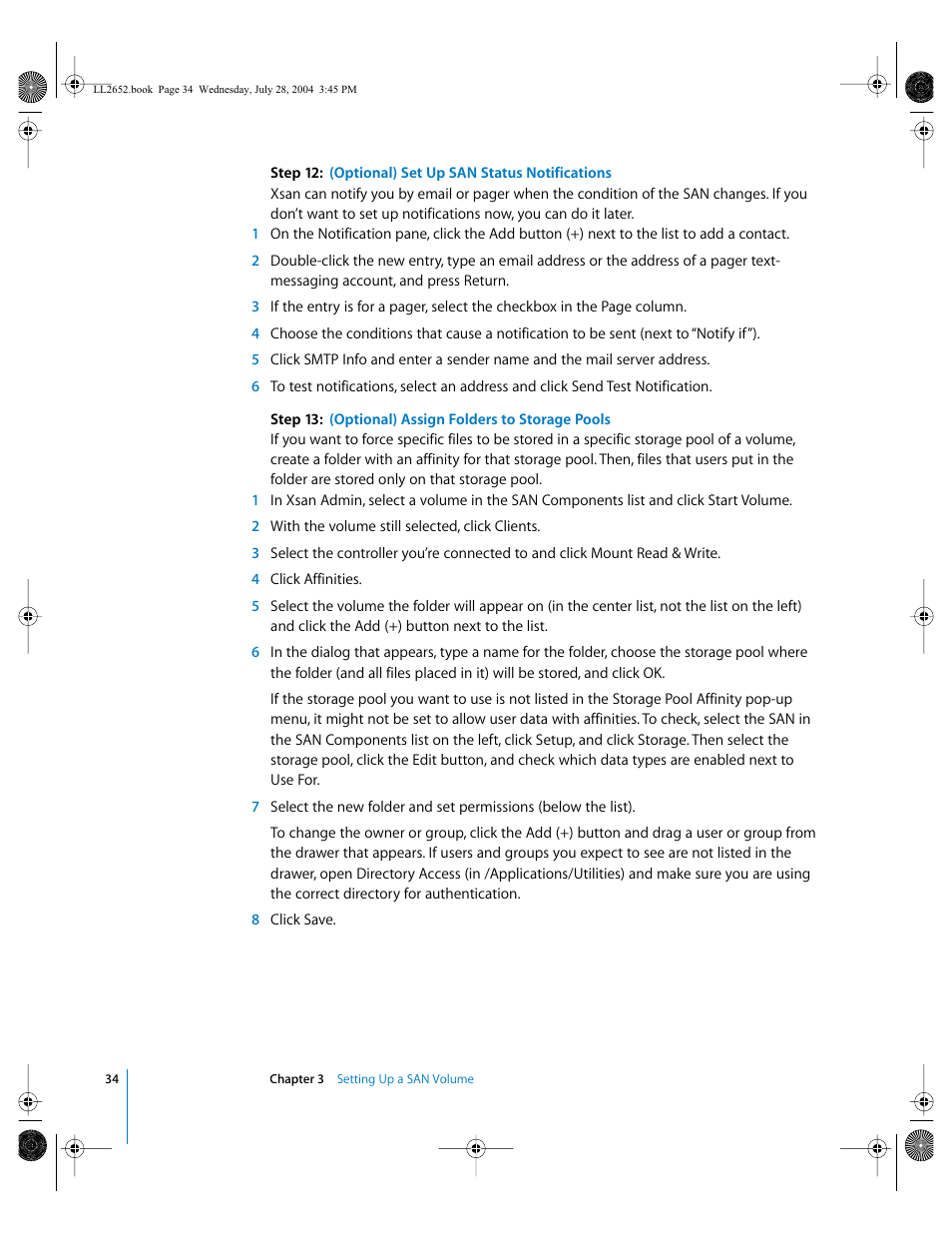 Apple Xsan 1.0 User Manual | Page 34 / 43