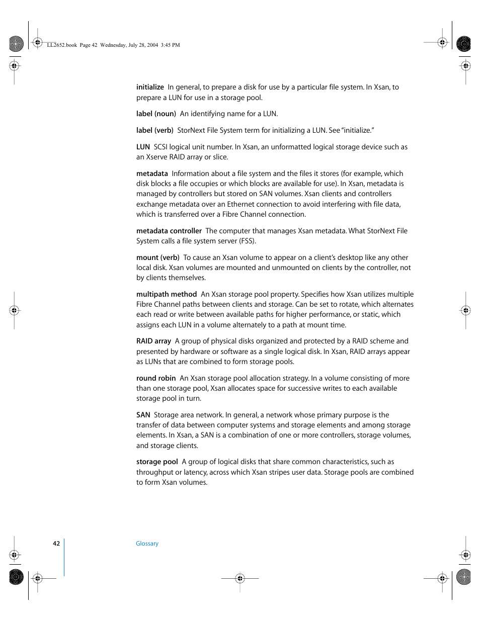 Apple Xsan 1.0 User Manual | Page 42 / 43