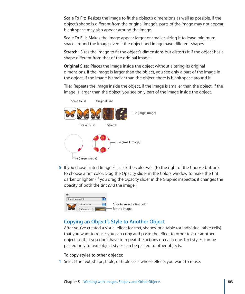 Copying an object’s style to another object | Apple Keynote '09 User Manual | Page 103 / 247