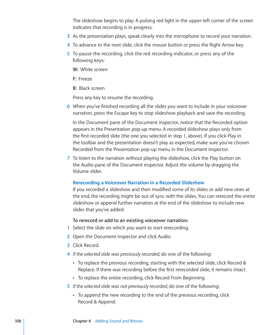 Apple Keynote '09 User Manual | Page 108 / 247