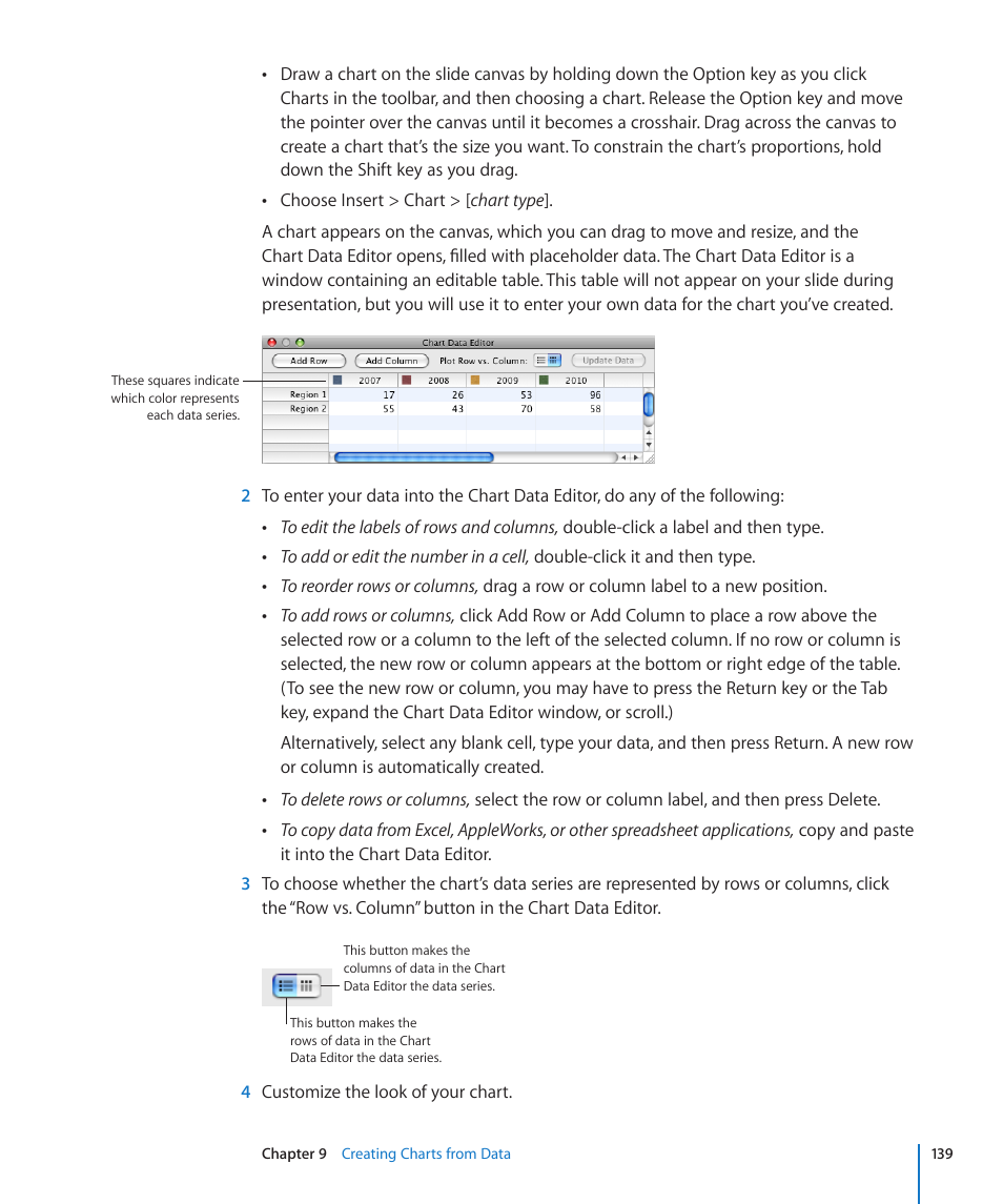 Apple Keynote '09 User Manual | Page 139 / 247