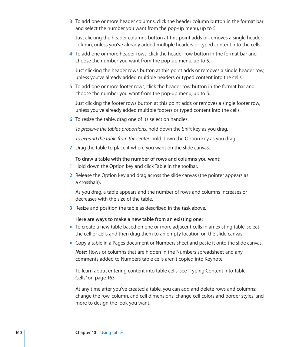 Apple Keynote '09 User Manual | Page 160 / 247