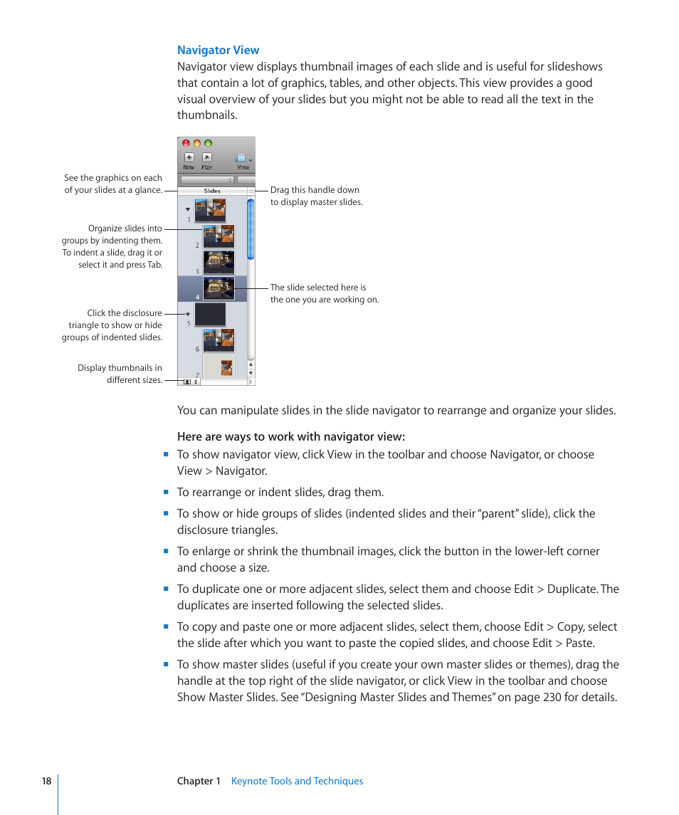 Apple Keynote '09 User Manual | Page 18 / 247