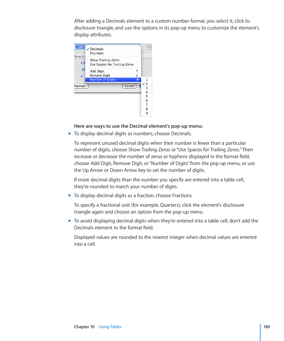 Apple Keynote '09 User Manual | Page 189 / 247