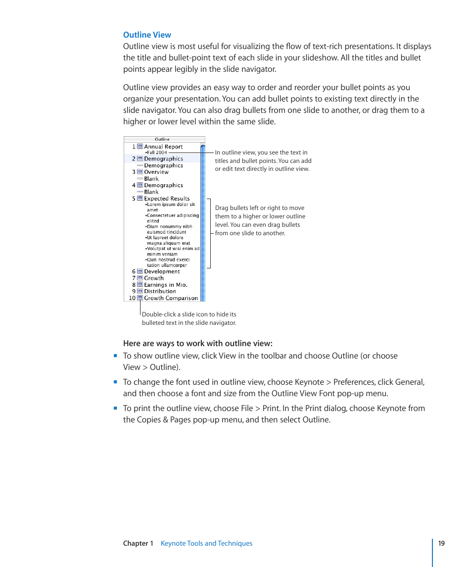 Apple Keynote '09 User Manual | Page 19 / 247