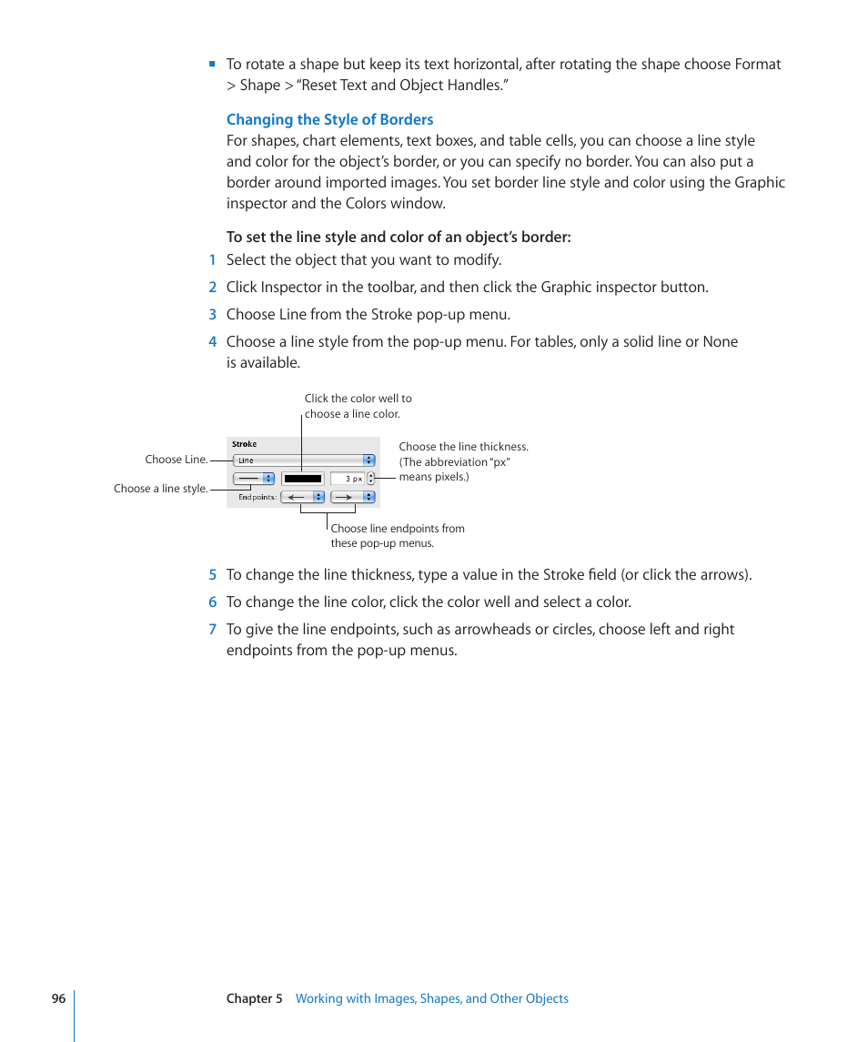 Changing the style of borders | Apple Keynote '09 User Manual | Page 96 / 247