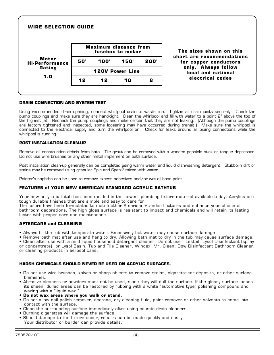 American Standard Colony 1749 SERIES User Manual | Page 4 / 4