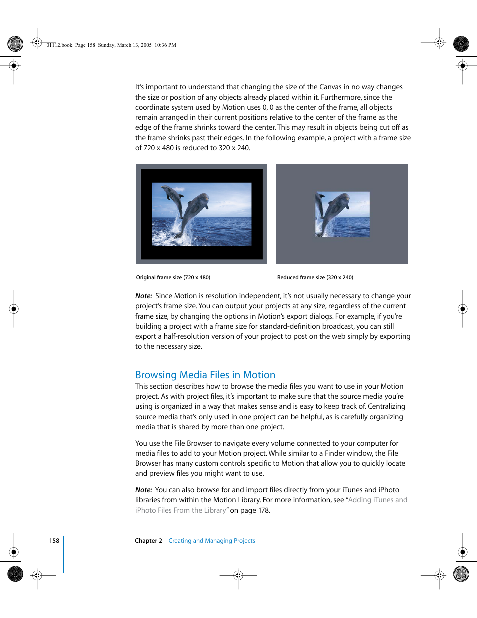 Browsing media files in motion | Apple Motion 2 User Manual | Page 158 / 999