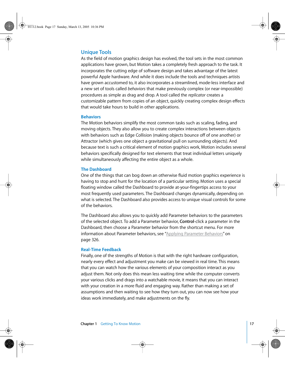 Unique tools | Apple Motion 2 User Manual | Page 17 / 999