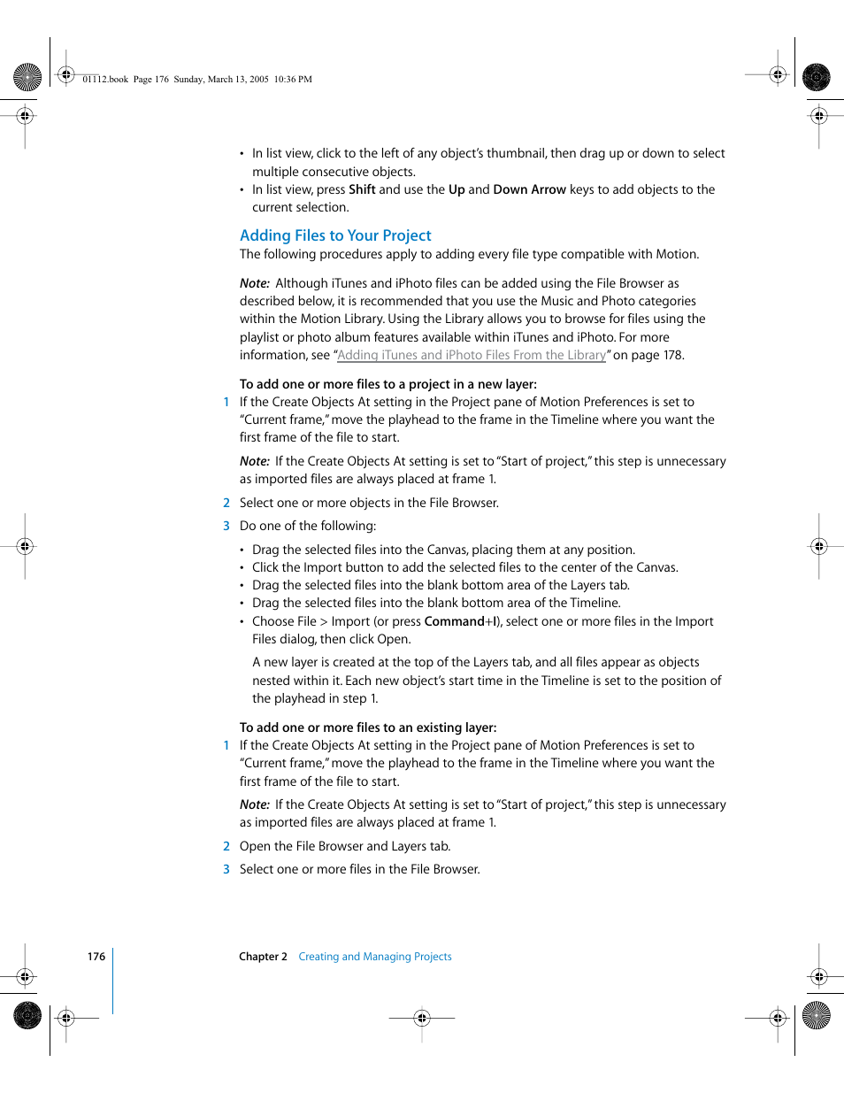 Adding files to your project | Apple Motion 2 User Manual | Page 176 / 999