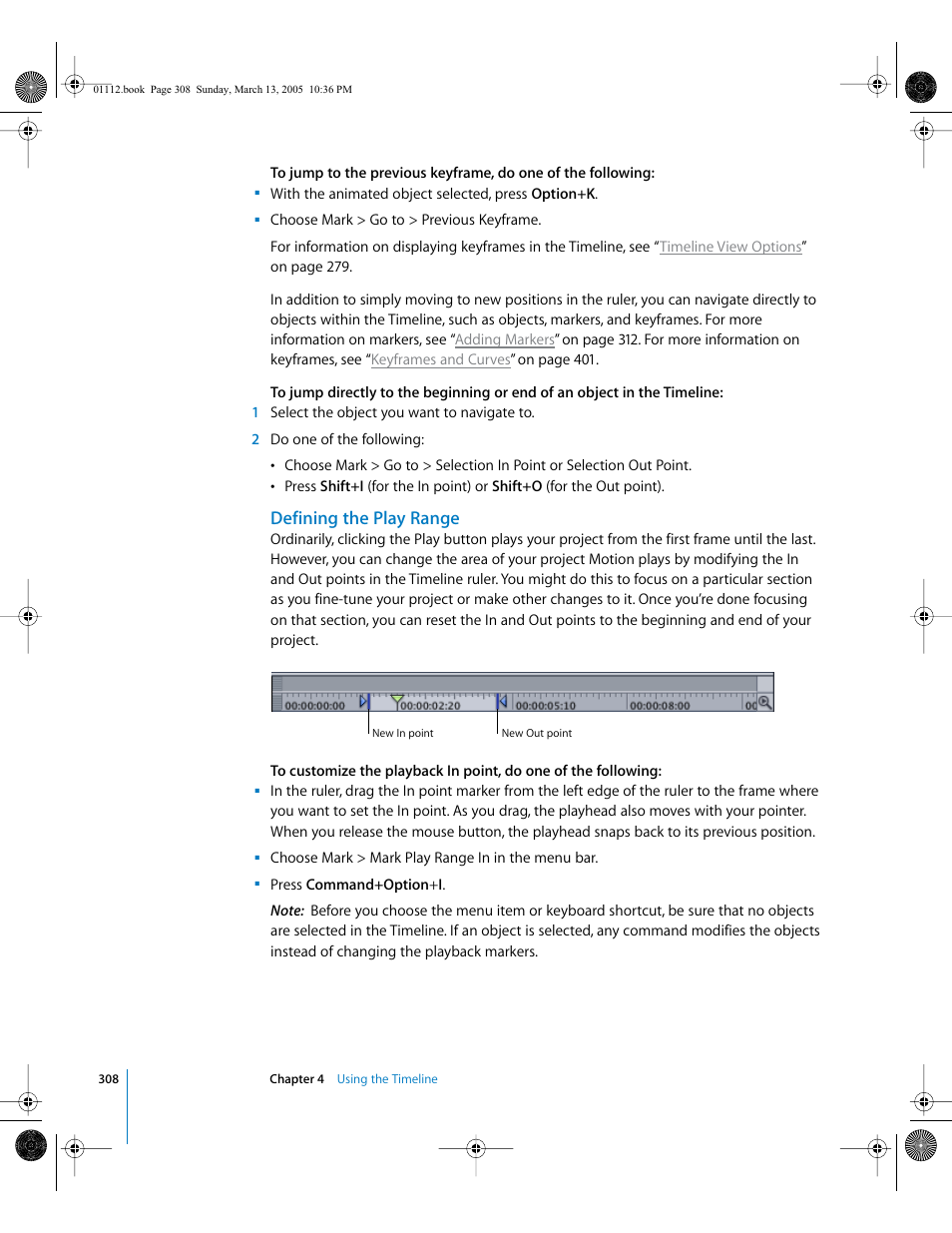 Defining the play range | Apple Motion 2 User Manual | Page 308 / 999
