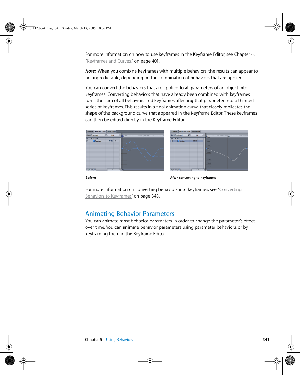 Animating behavior parameters | Apple Motion 2 User Manual | Page 341 / 999